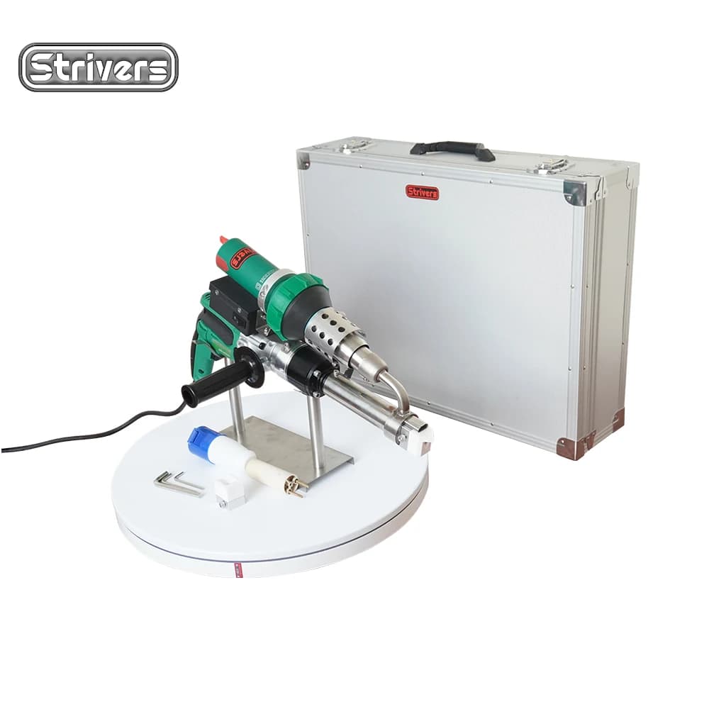 Saldatrice per estrusore HDPE Strivers 3600W 230v con pistola termica Prezzo di fabbrica per HDPE/LDPE Nuova condizione