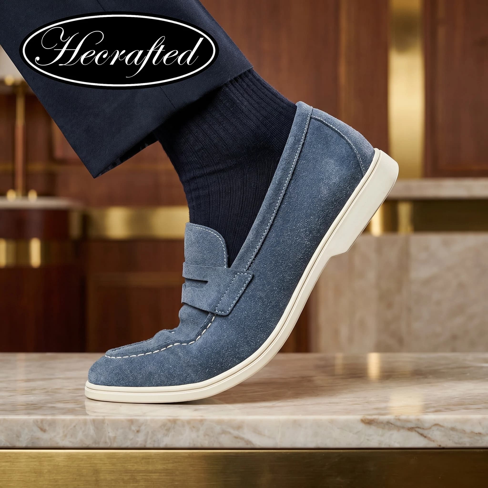 Scarpe basse da uomo alla moda, comode, estive, traspiranti