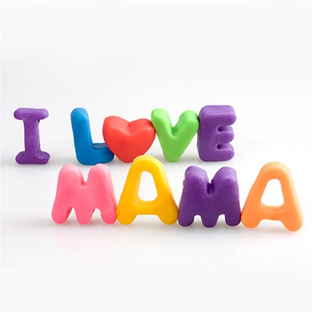 47Pcs Dough Art Craft Kit Colorful Clay Tools for Children Educational Play Set with Shape Cutters Letters Numbers Fine Motor