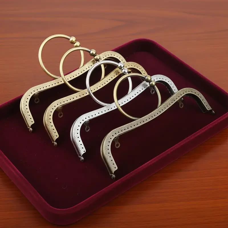 High-Quality 22cm Metal Purse Frame Ring Handle for DIY Bag Craft Projects
