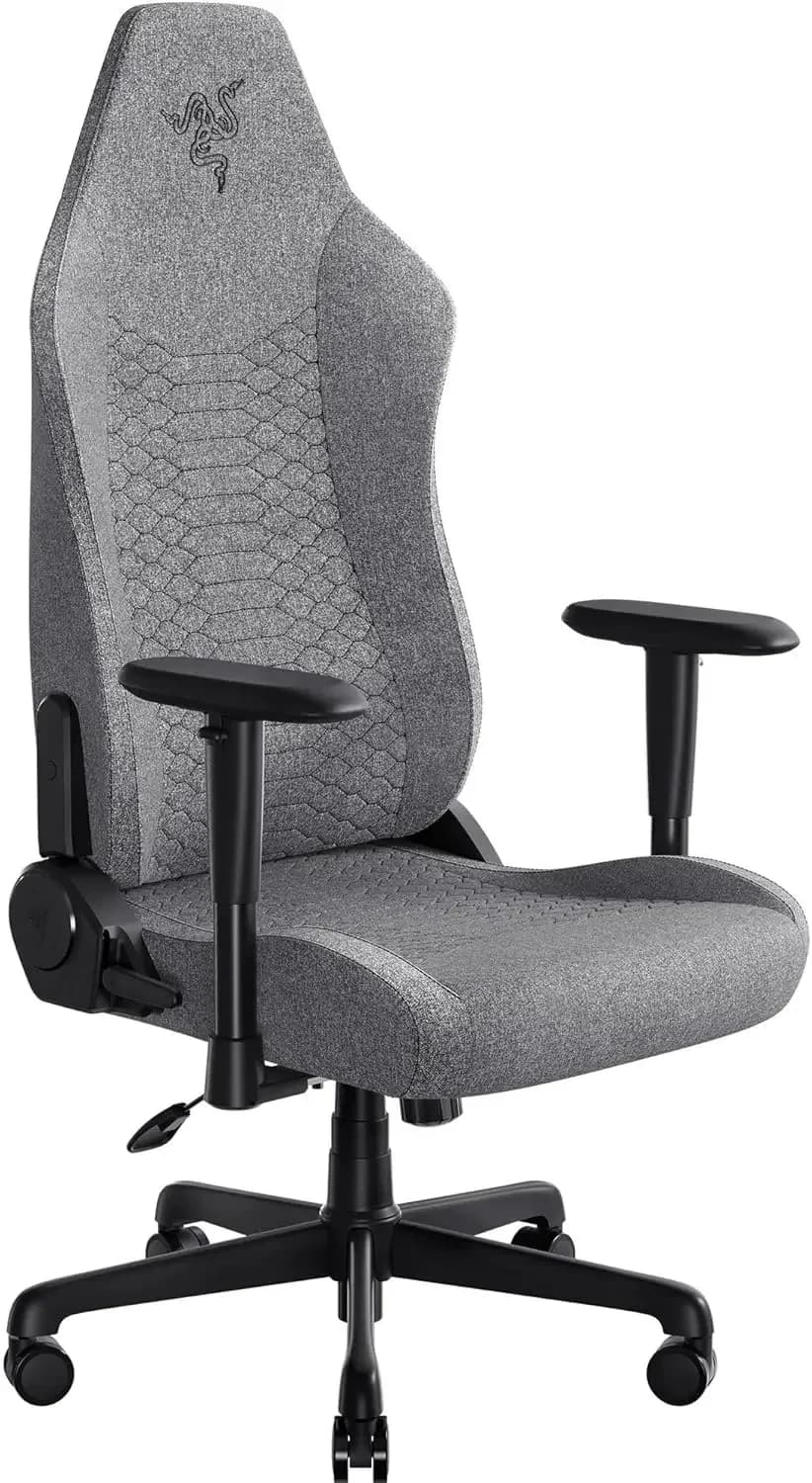 Iskur V2 X Ergonomic Gaming Chair: Built-in Lumbar Support - Widened Seat - High Density Foam Cushions - Adjustable 152 Degree R