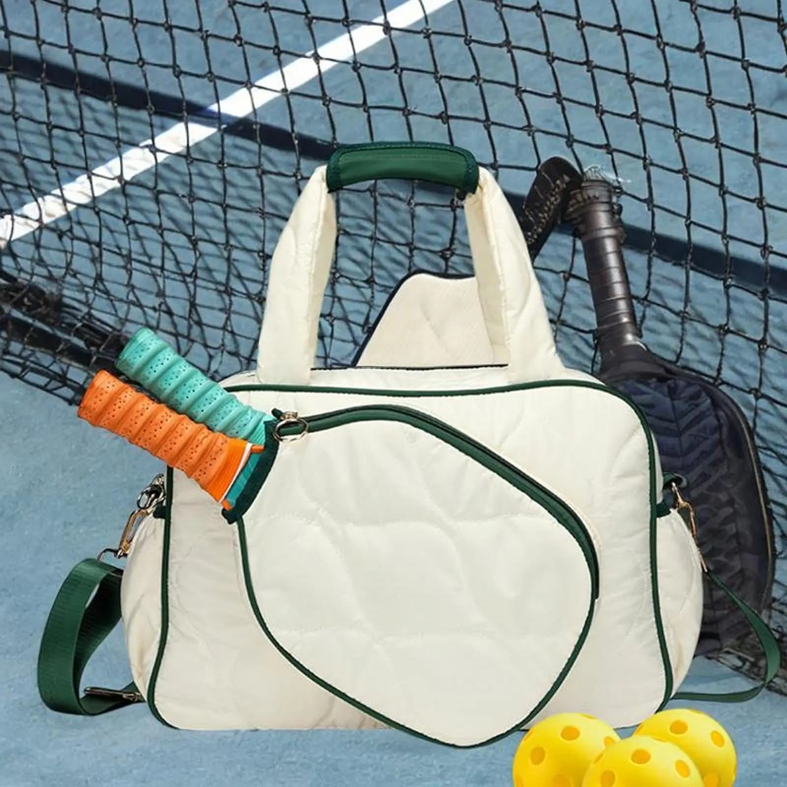 Borsa da pickleball, borsa da tennis, borsa da trasporto, borsa portatile per pickleball, borsa per racchette