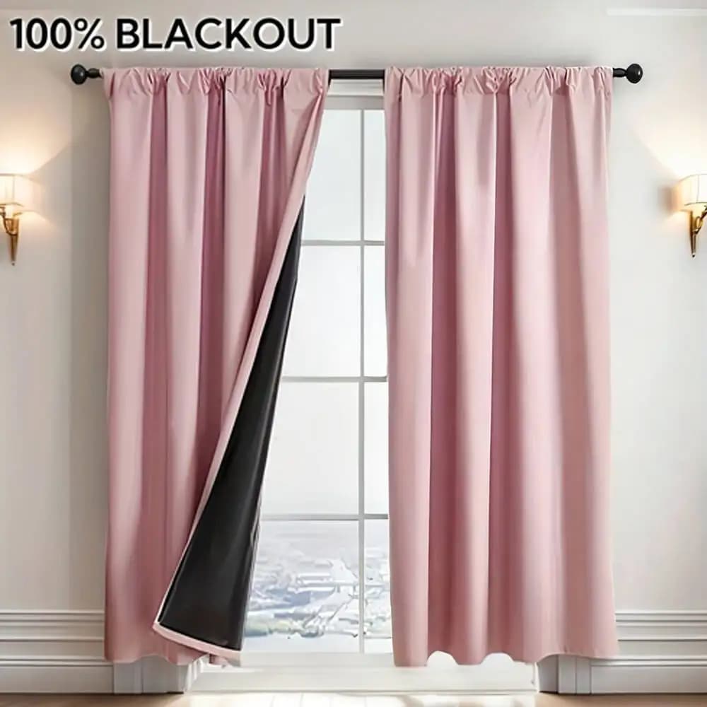 100% Dark Tent with Black Retro, Multicolor, Thermal Insulating, with Tasca per Auction, per Bedroom, Living Room, Furnishing Home