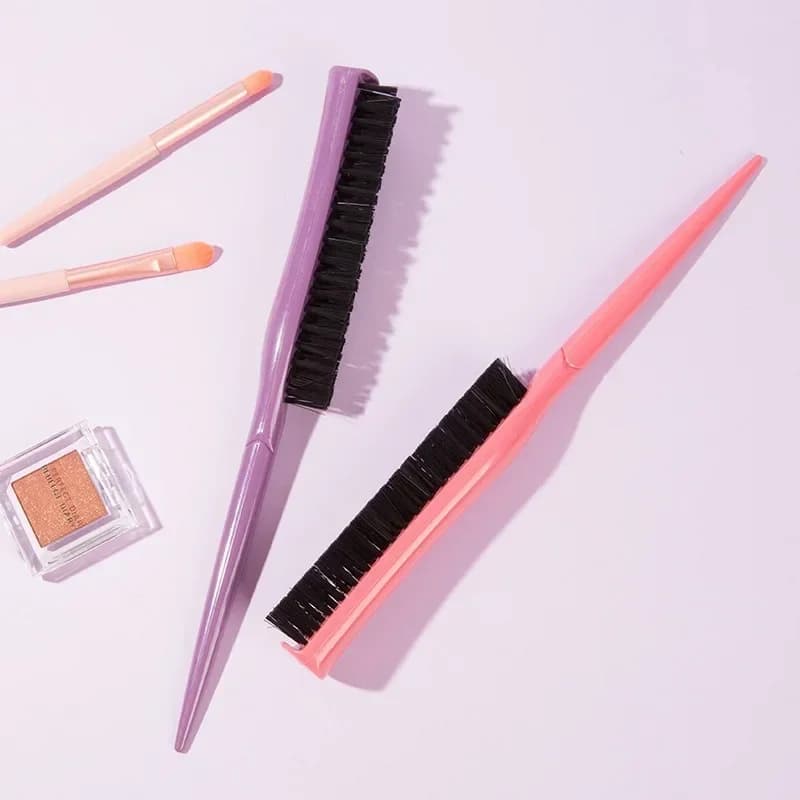 Soffice pettine a coda appuntita per trucco da studio, pettine per la raccolta dei capelli, strumenti per lo styling dei capelli, nuova spazzola per capelli per acconciature