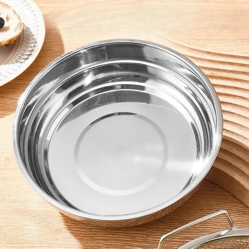 Stainless Steel Oil Filter Tray, Rolling Basket for Air Fryer, Anti-rust with Handle, Tempura Tray and Fries