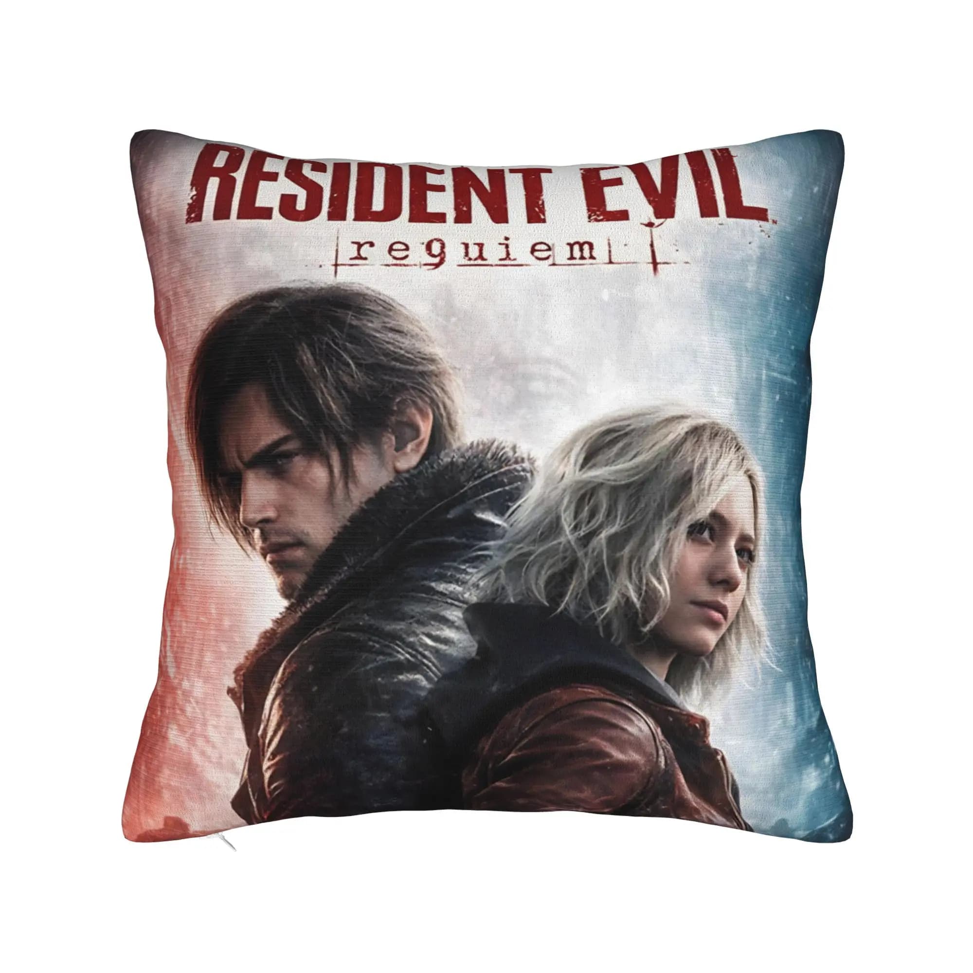 Federe Decorative Resident Evil 9 Merch, Copricuscini per Camera da Letto, Quadrati, Varie Misure