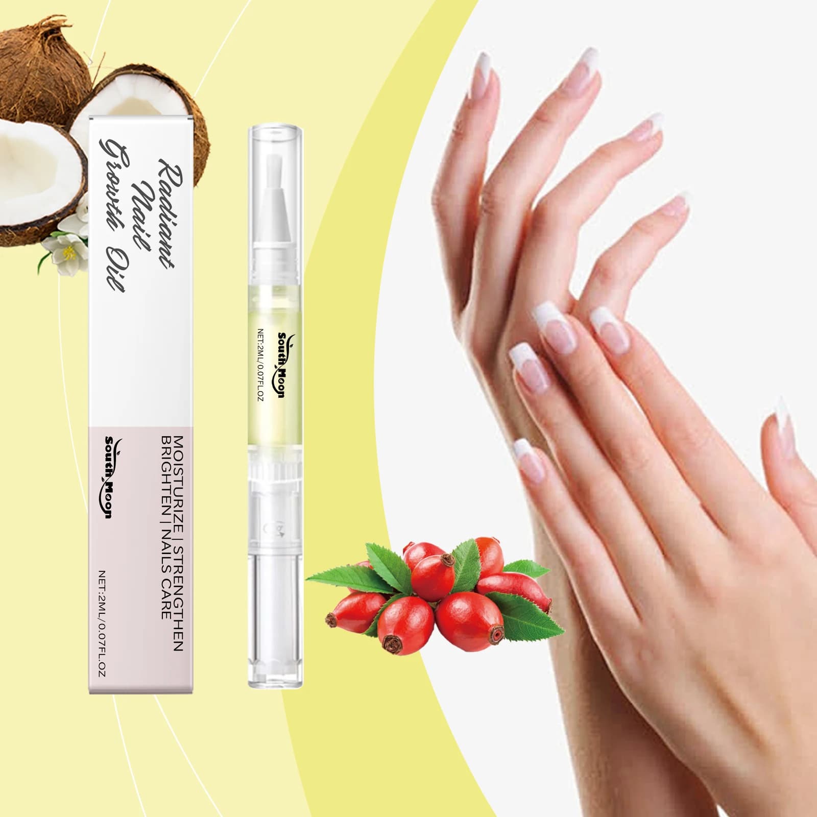 Nail oil pen Relieves dry and weak gloss Anti Cracking Nail Strength softening revitalizing oil for cuticles Prevent nail polish