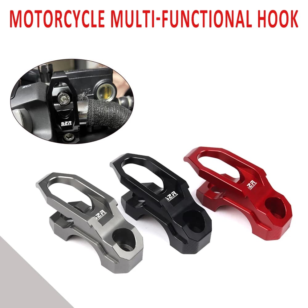 Gancio per Casco Moto in Alluminio per HONDA XADV 750 ADV 350 PCX 160, Supporto per Scooter, Gancio Multifunzionale per Borsa