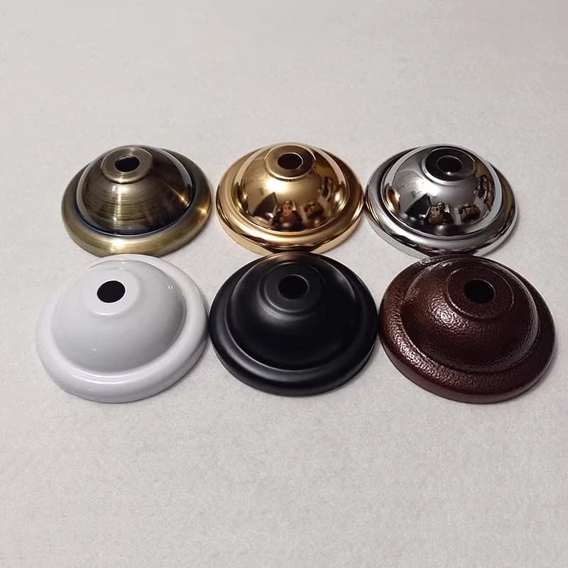 Parti fai da te lampada a sospensione Edison light parte della piastra del soffitto D67mm piccola tettoia in ferro ciondolo fai da te montaggio a soffitto 6 colori