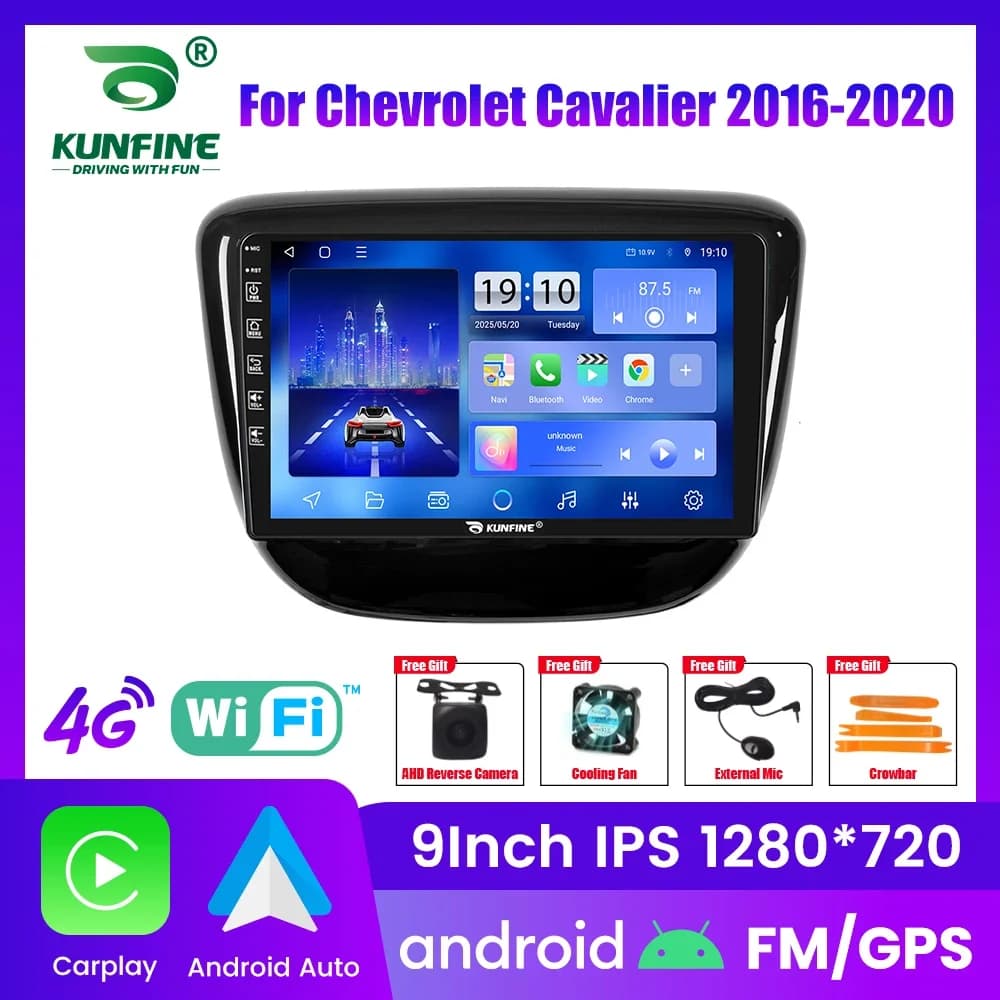 10.33 "Android Autoradio Per Chevrolet Cavalier 2016-2020 Navigazione GPS Lettore Video Multimediale Carplay Android Auto Stereo