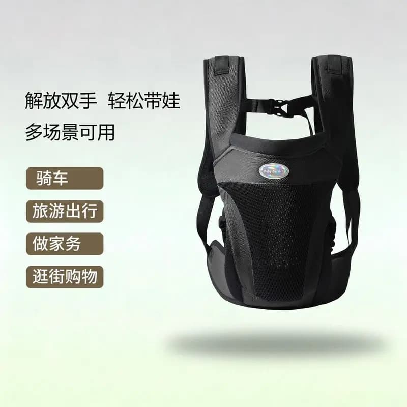 New Multifunctional Breathable Mesh Baby Backpack Carrier Front Back Infant Toddler Sling Hip Seat Hands Free Holder for Travel