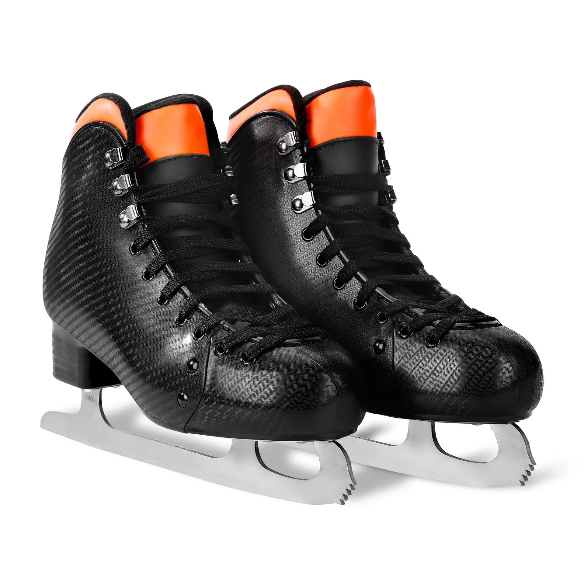 Factory Wholesale Custom High Quality PVC & Stainless Steel Pattern Ice Rink Rental Skate Shoes Size 30-47