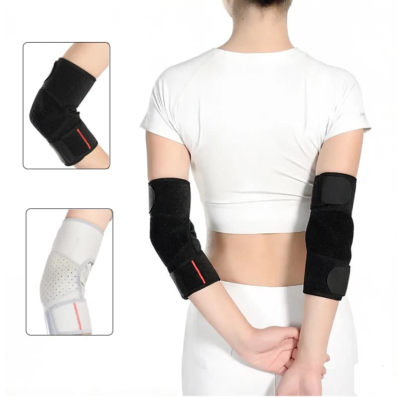 Supporto Regolabile per Gomito - Fascia per Gomito da Tennis e Golf, Tutore Braccio Specializzato per Uomini e Donne per il Sollievo dal Dolore Articolare