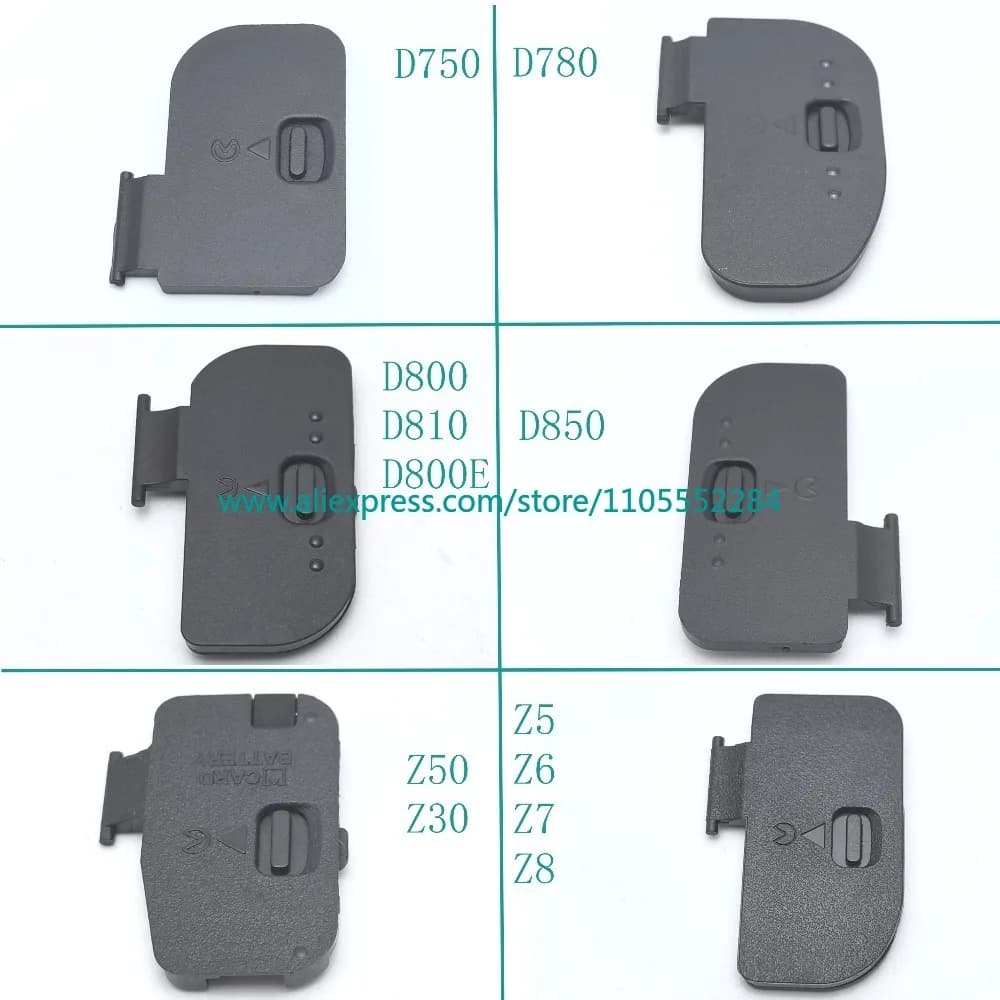 New for Nikon D750 D780 D800 D850 Z50 Z6 Z5 Z7 Z8 Z30 D810 D800E Battery Door Cover Lid Cap Camera Repair Replacement Part
