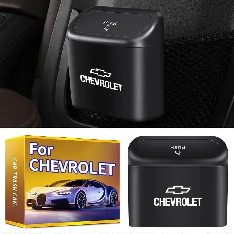 Auto Portatile Appeso Pattumiera Per Auto Cestino Con Coperchio Per Chevrolet Cruze TRAX Aveo Lova Sail Captiva Malibu Camaro Cobalto