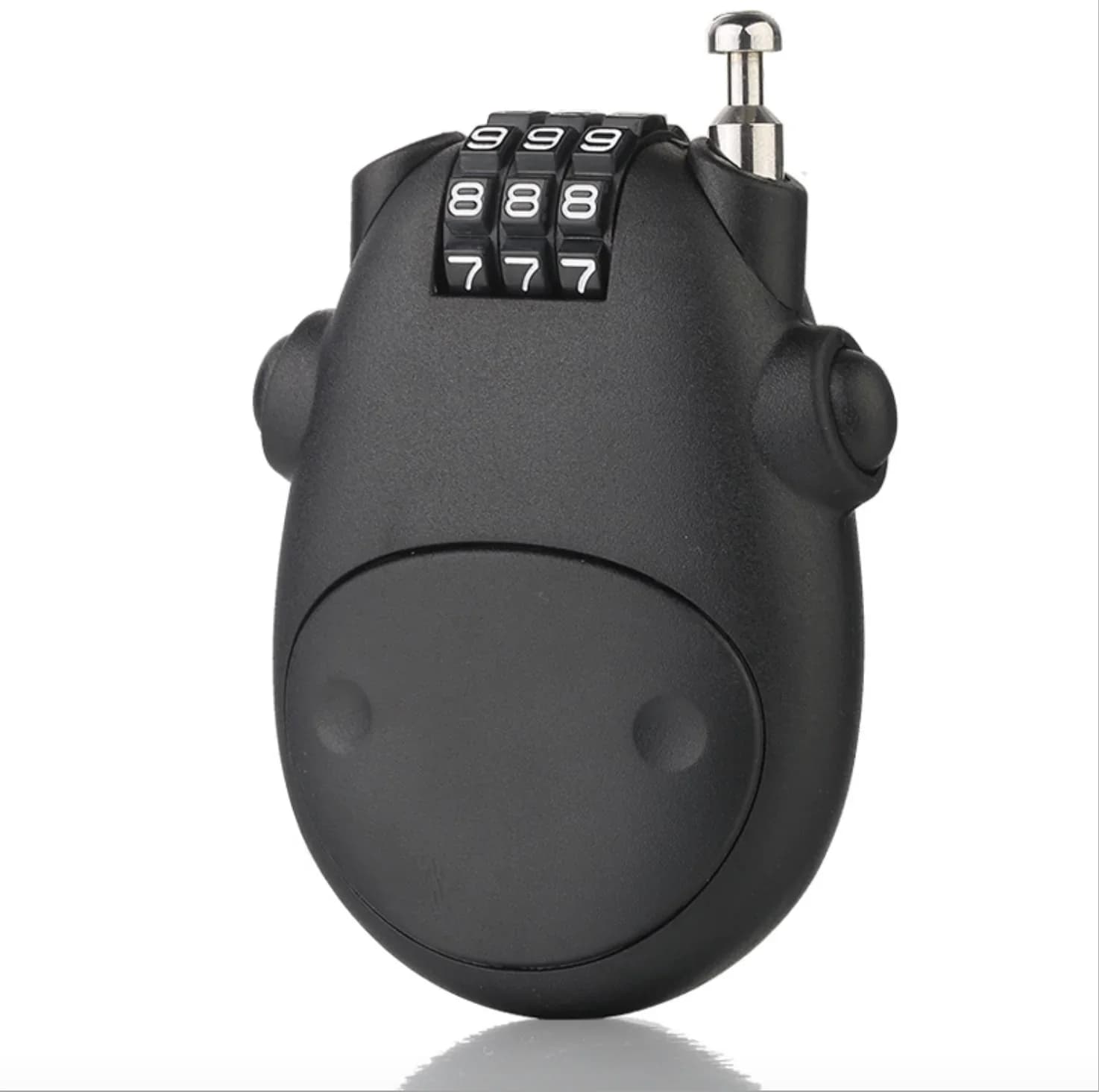 Lucchetto a combinazione con corda telescopica lucchetto con Password per bagagli borsa da viaggio cavo per bicicletta sicurezza cavo di sicurezza Digit lucchetto antifurto