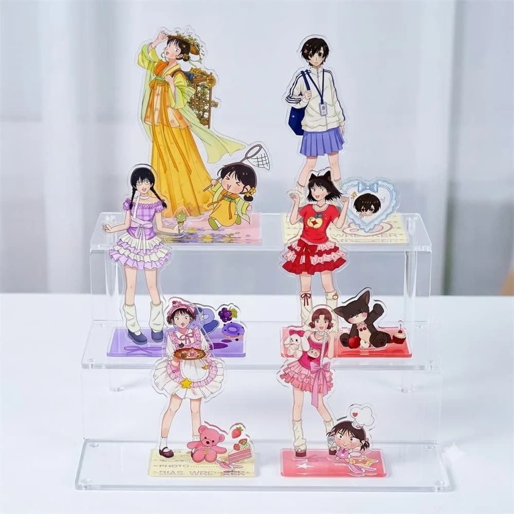15CM Skip and Loafer Acrylic Keychain Stand Model Cosplay Characters Ornament Accessories Goods Collection Gifts