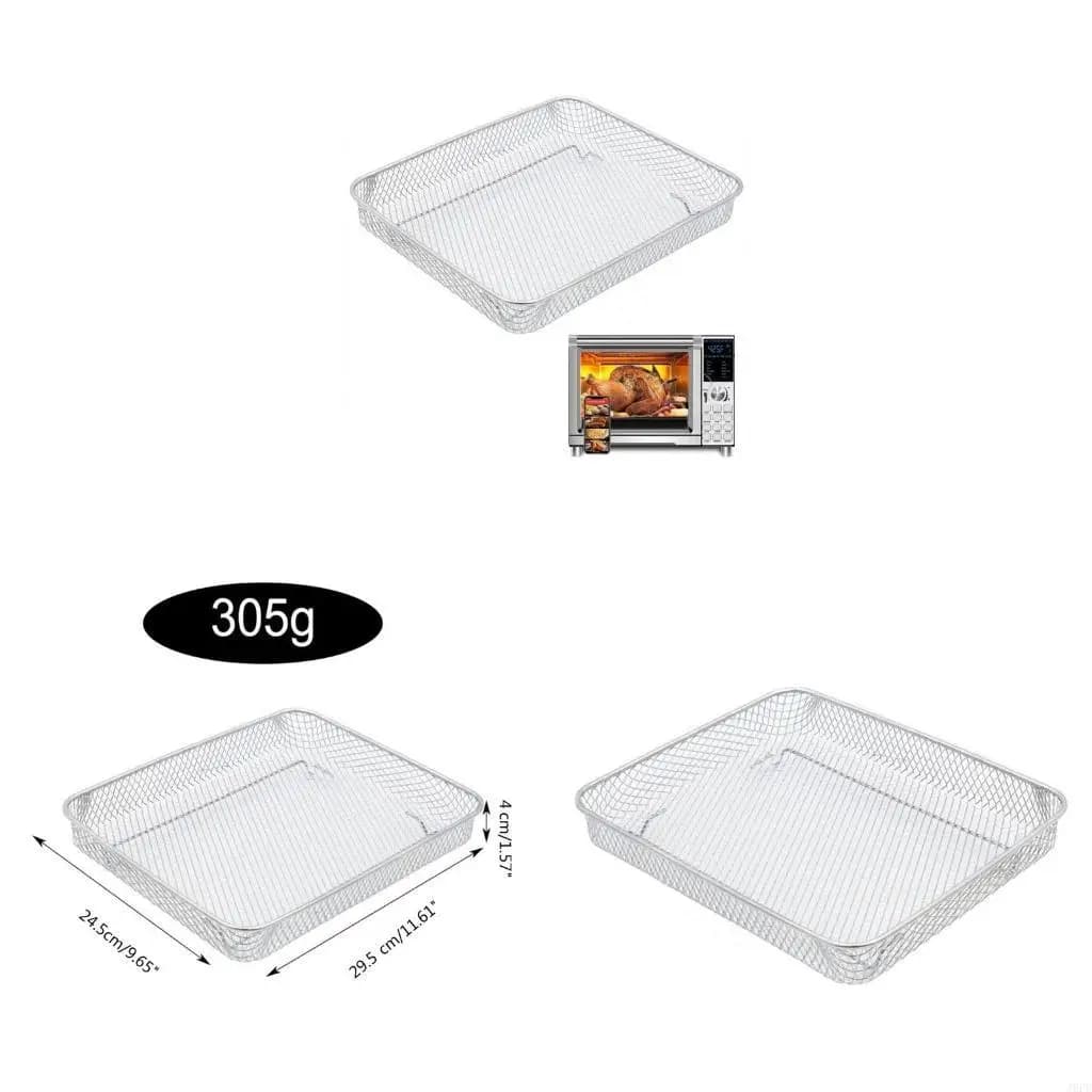 J6PE Air Fryer Basket Rack for NuWave XL Air Fryer Toaster Oven Basket