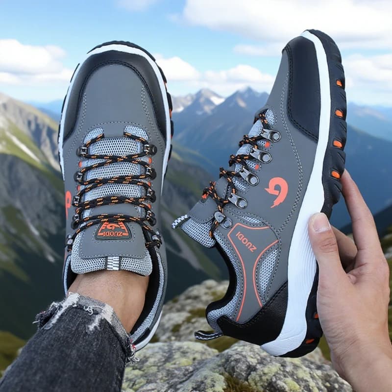 Scarpe da trekking all'aperto da uomo Scarpe leggere comode e traspiranti Scarpe da corsa da campeggio impermeabili Scarpe da ginnastica da tennis da uomo