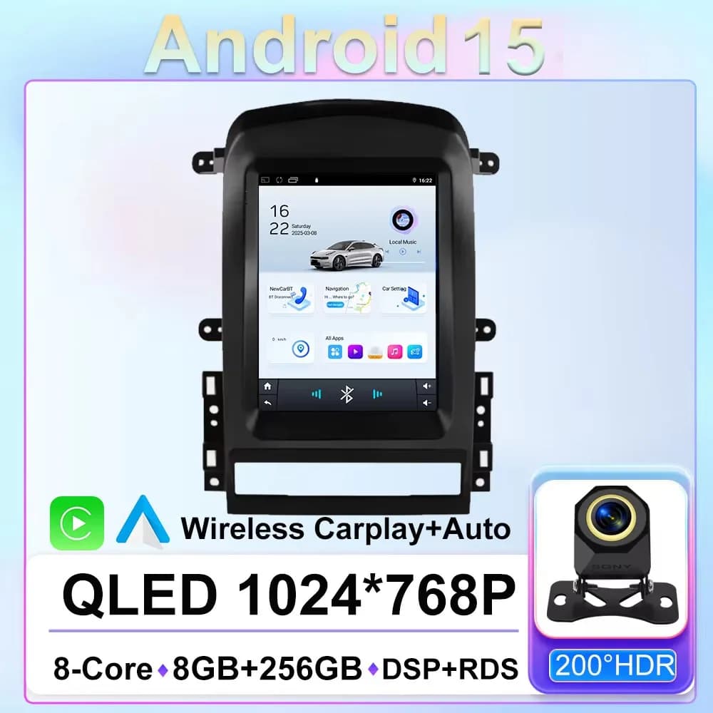 9.7 Android 15 Autoradio For Chevrolet Captiva Sport 2006 - 2012 Car Video Player Multimedia 2Din Carplay Auto Stereo DVD 4GWiFi
