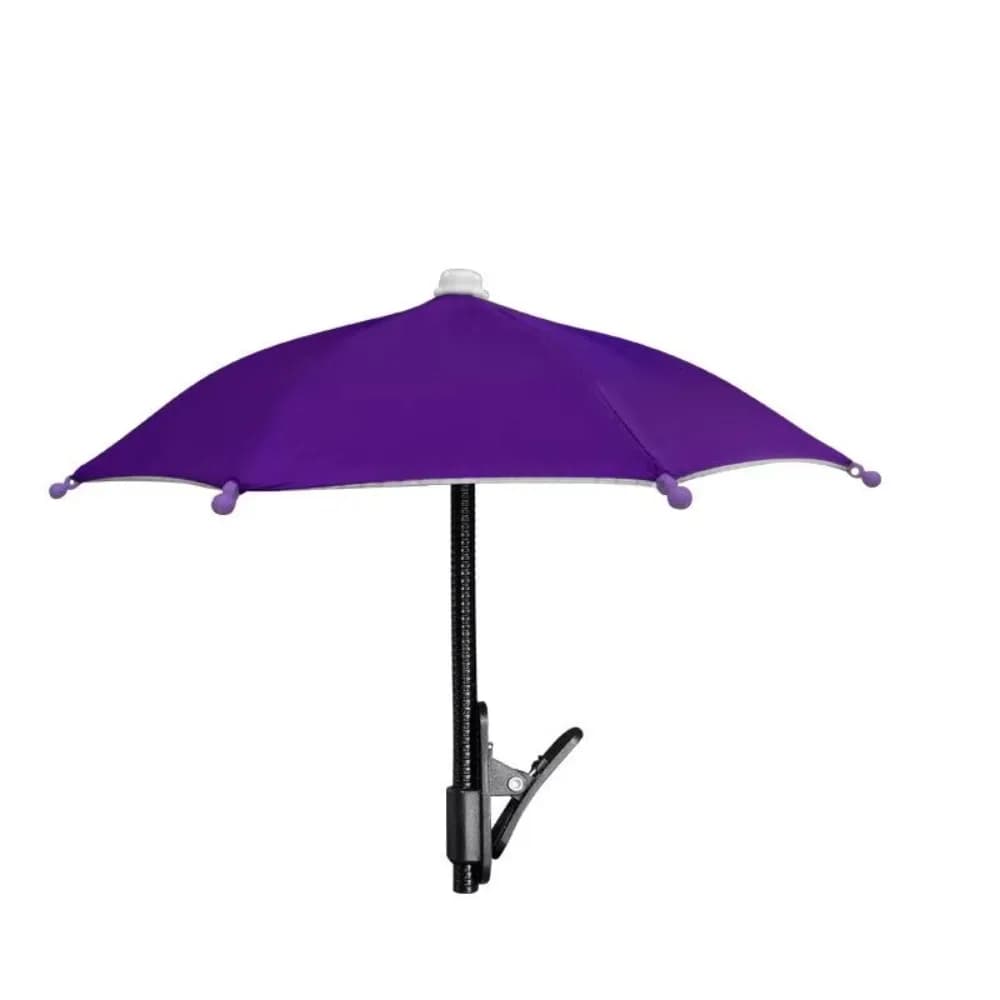 Car mobile parasol with folding design, anti-glare, with clip, car phone support, rain protection, anti-slip, mobile umbrella