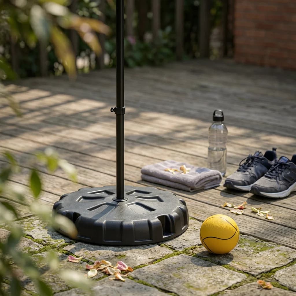 Tetherball Training Set Portable Tetherball Set with Base Fillable All-Inclusive for Families, Backyard, Patios