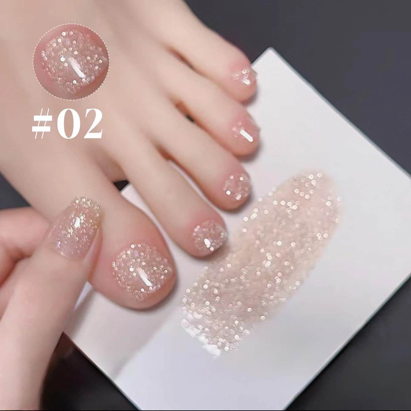 SHAKA 1-8 pz Smalto Gel Popolare Versatile Effetto Sfumato Rosa Verde Blu Bling Super Glitterato Effetto Diamante Spezzato
