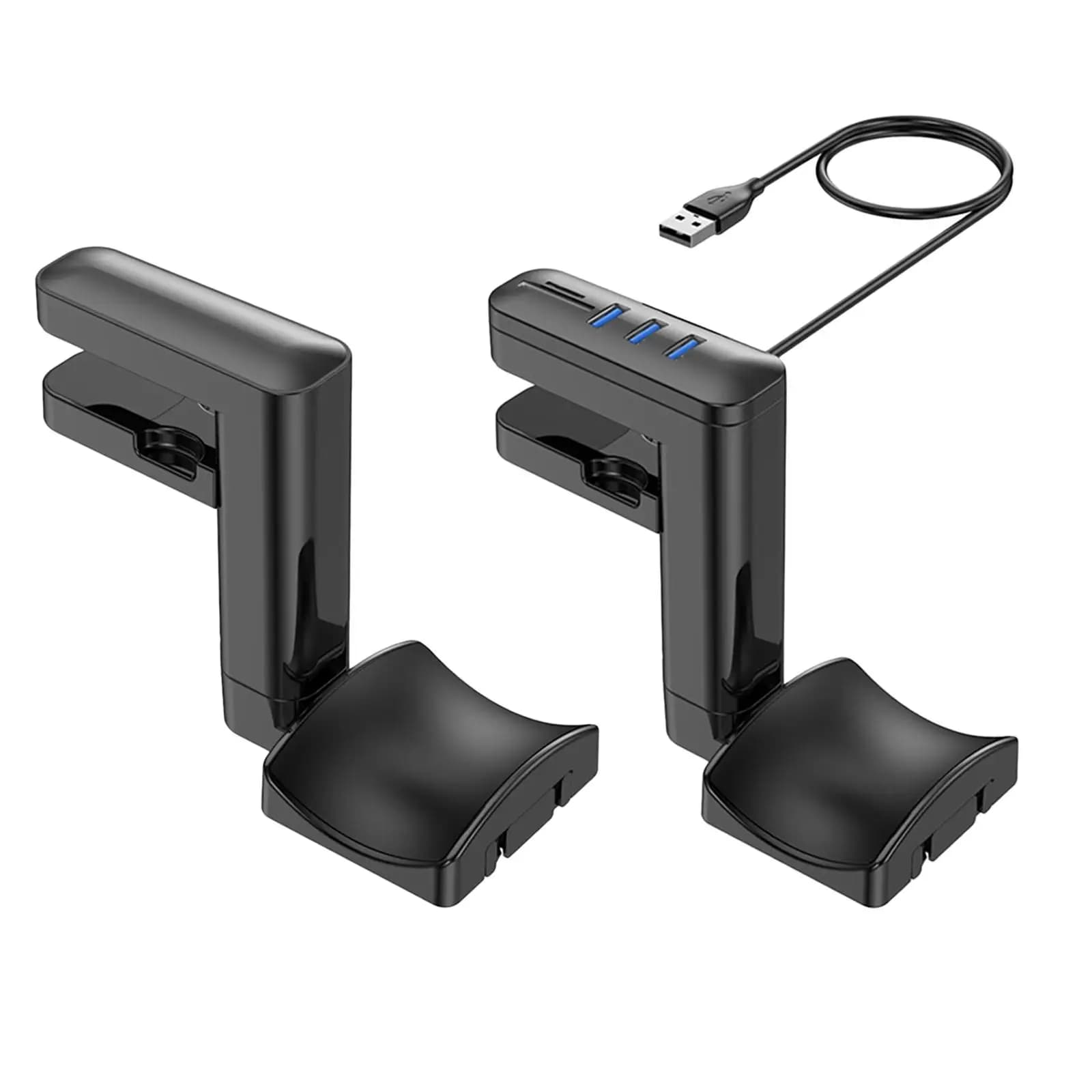Supporto per Cuffie da Scrivania Regolabile Antiscivolo Attraente e Durevole Clip a Presa Rapida Gancio per Cuffie Morsetto a C per Casa