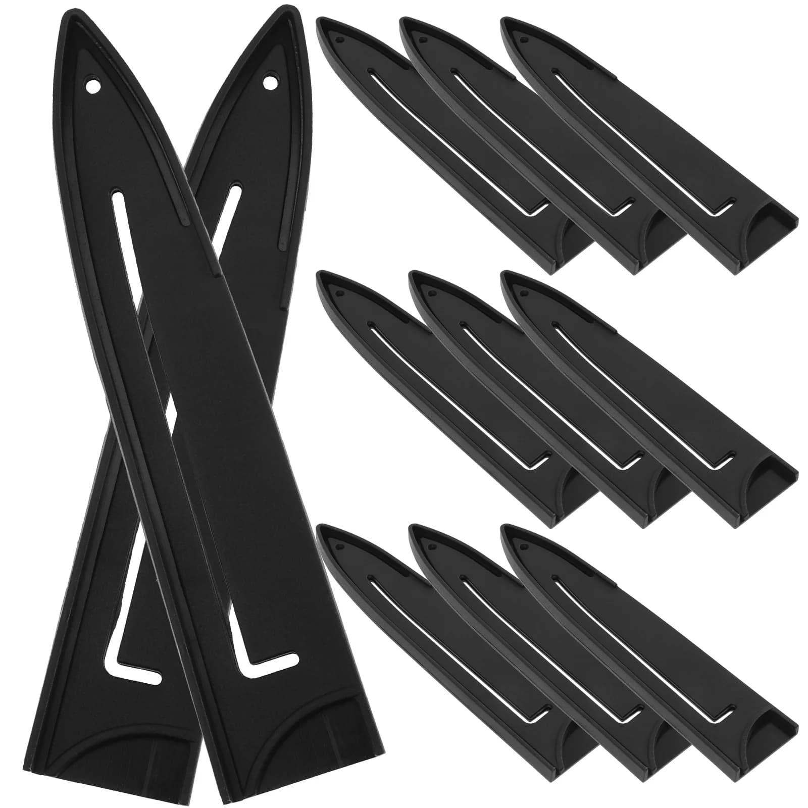 20 pezzi coltello da cuoco coltelli utili custodie maschere di sicurezza protezioni coperture universali guaine per la casa