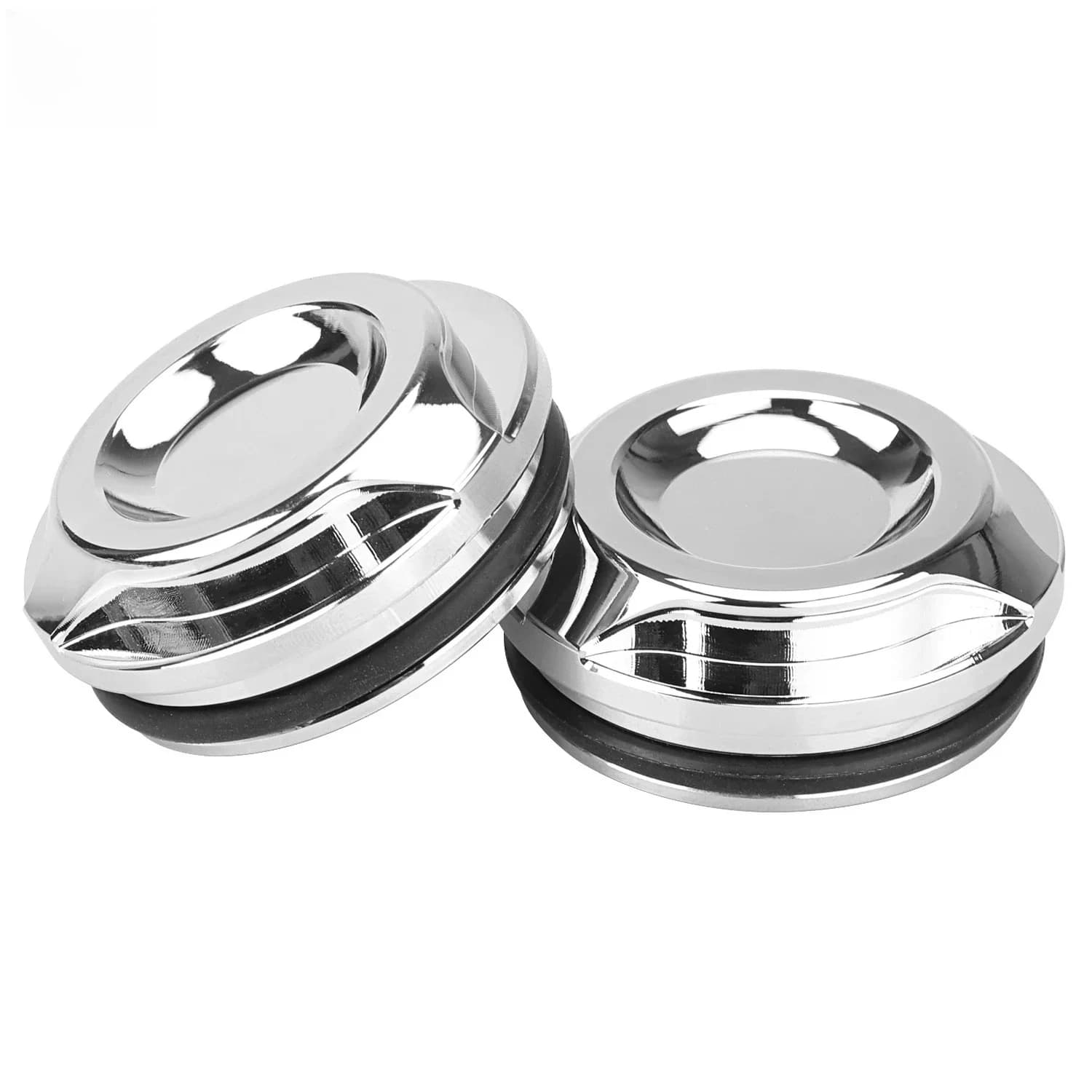 2X Motorcycle Chrome CNC Swingarm Pivot Bolt Cover For Harley 2006-2017 V-Rod Night Rod Special VRSCDX Street Rod VRSCR VRSCX