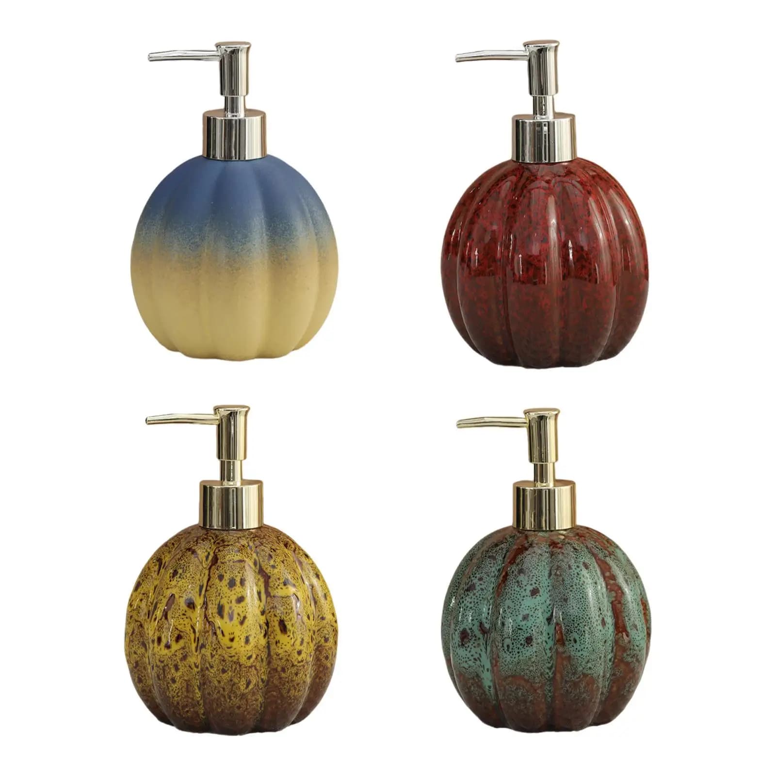 Halloween Pumpkin Soap Dispenser Lotion Bottle for Dorm Bathroom