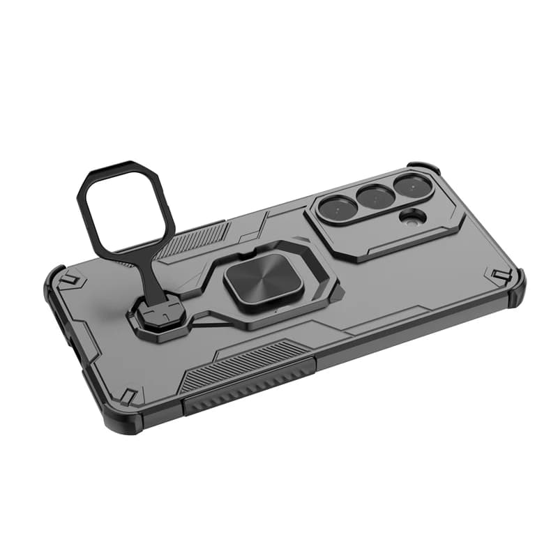 Custodia Magnetica in Metallo King Kong con Supporto per Samsung Galaxy S26 e S26 Plus 5G - Cover Posteriore