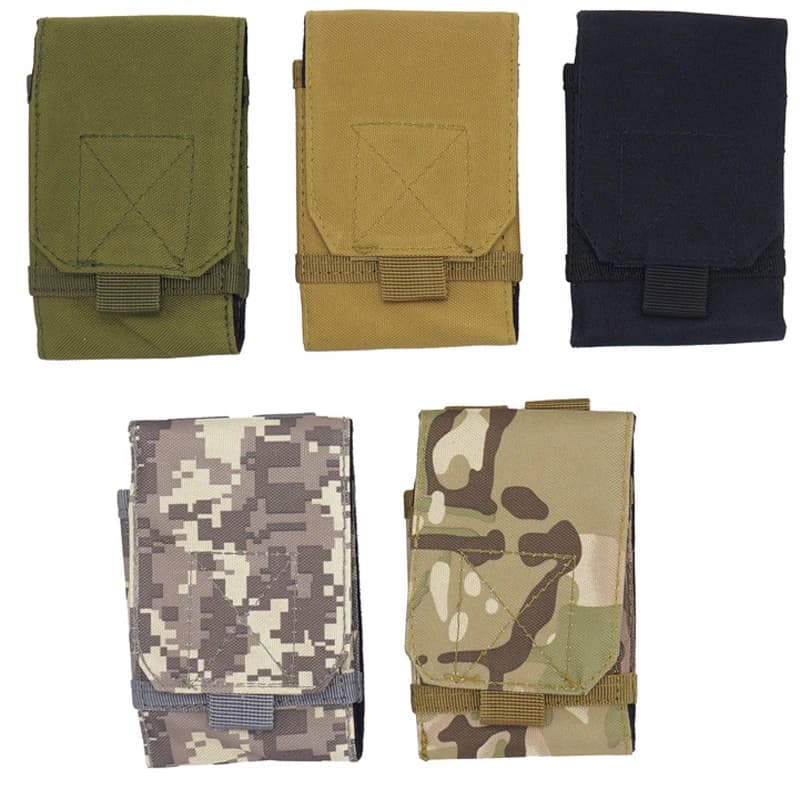 Multifunctional mobile phone springs, universal mobile phone case with hook and belt clip for hunting, hiking, jogging, running