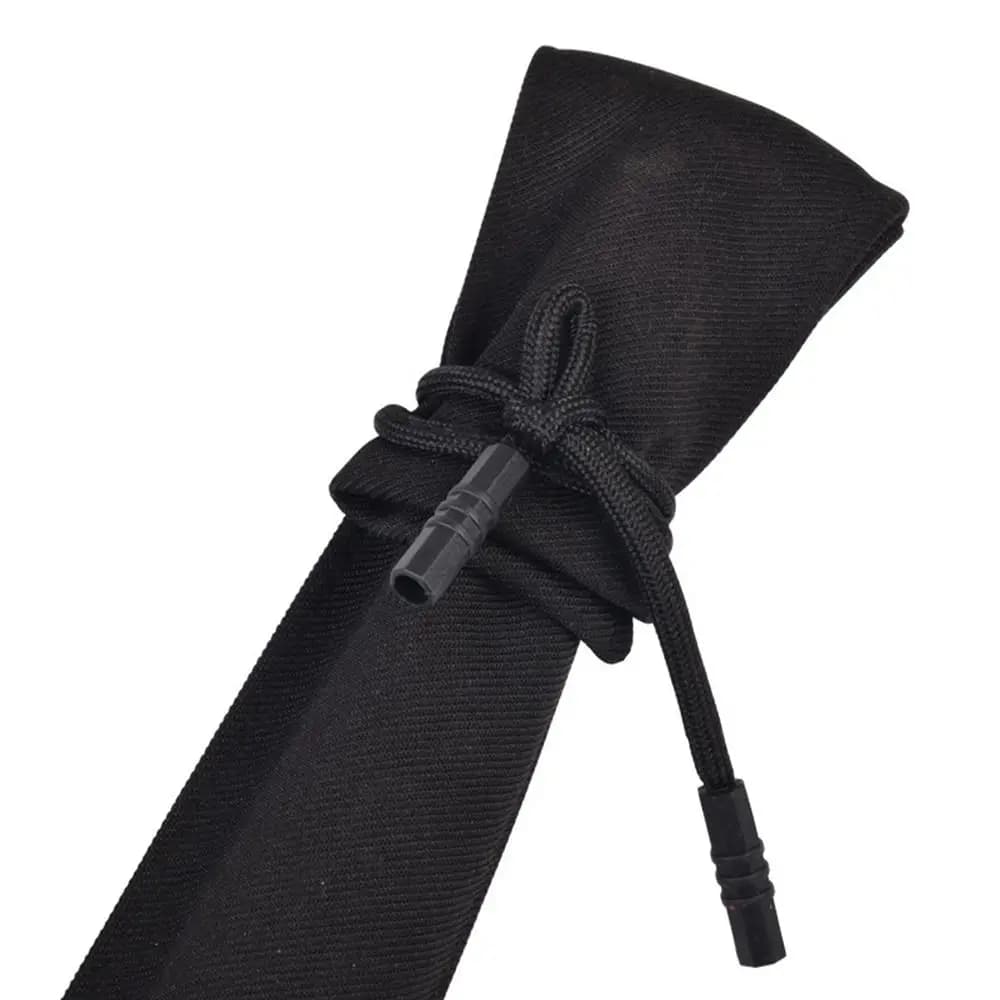 Multifunctional Folding Fishing Rod Bag Portable Black Rear Cane Bag Non-elastic Fishing Equipment Bag