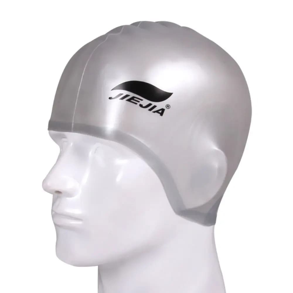 Waterproof Swim Pool Bathing Caps Silicone Swim Pool Cap High Elastic Diving Hat Silicone Swimming Caps Protect Ears Swim Hat