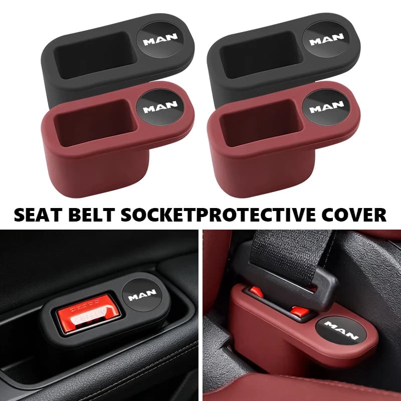 Car Seat Belt Base Anti-Collision Protector Cover Accessories For Man eTGX TGX TGA TGS eTGS TGE TGM