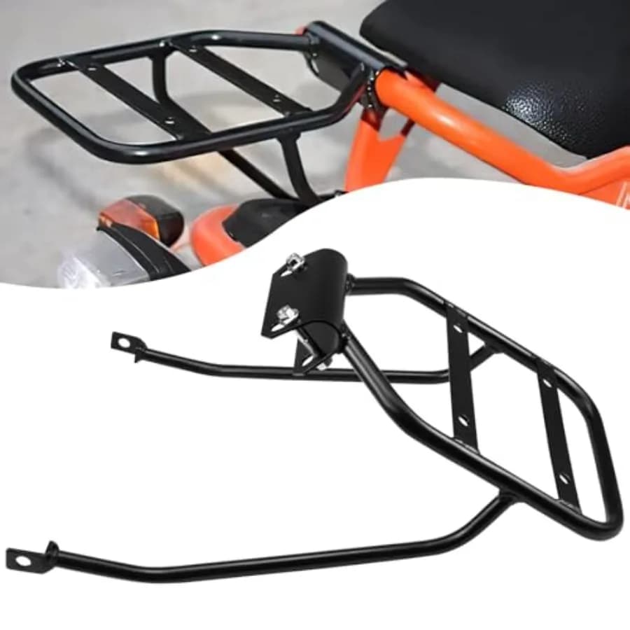 Supporto per bagagli da viaggio per portapacchi posteriore per moto per Honda Zoomer Ruckus NPS50 Design durevole in lega di alluminio con impermeabile