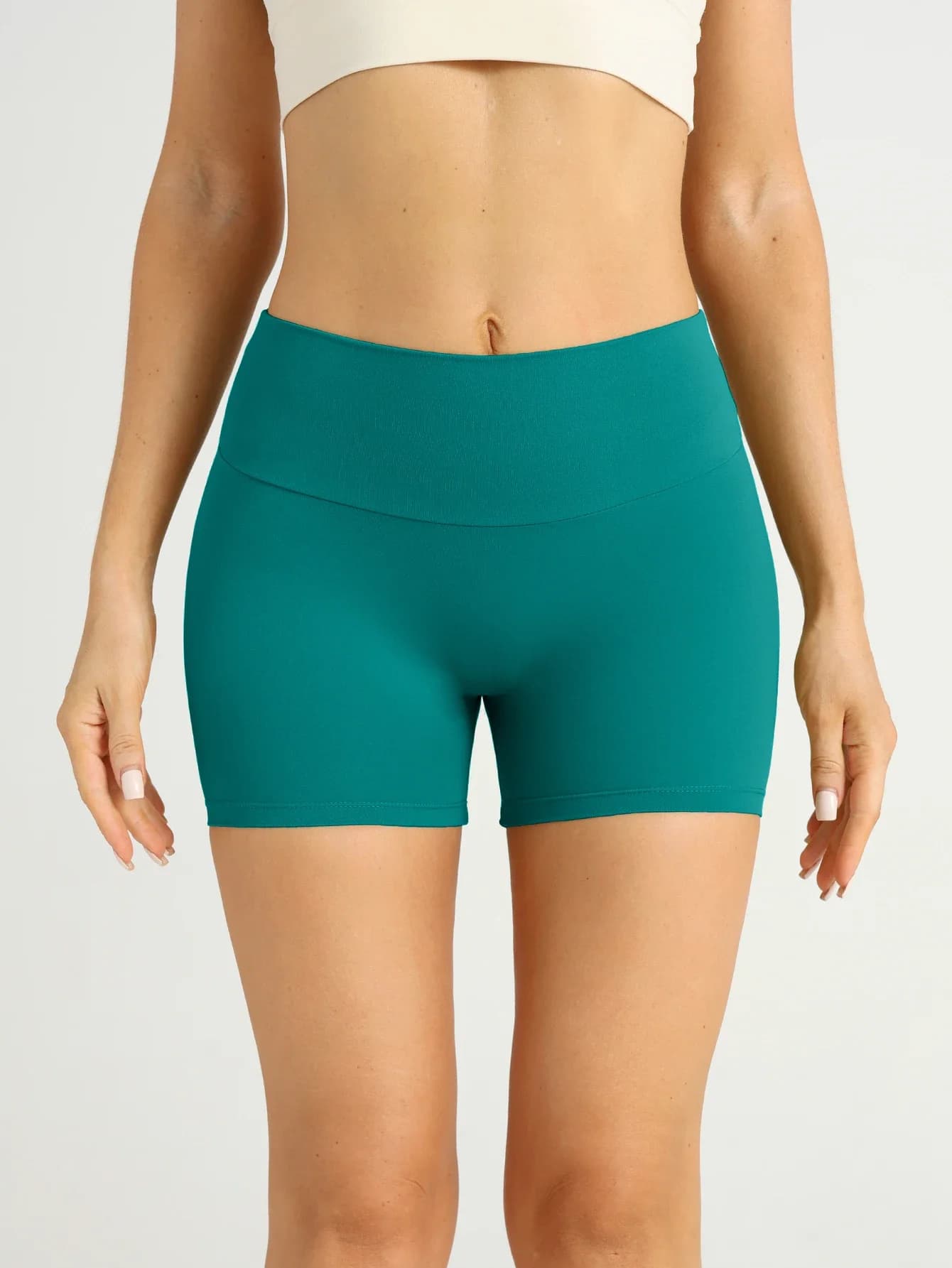 Sexy high waist women's shorts, elasticized, fast drying, comfortable for cycling, fitness, leisure, training and yoga