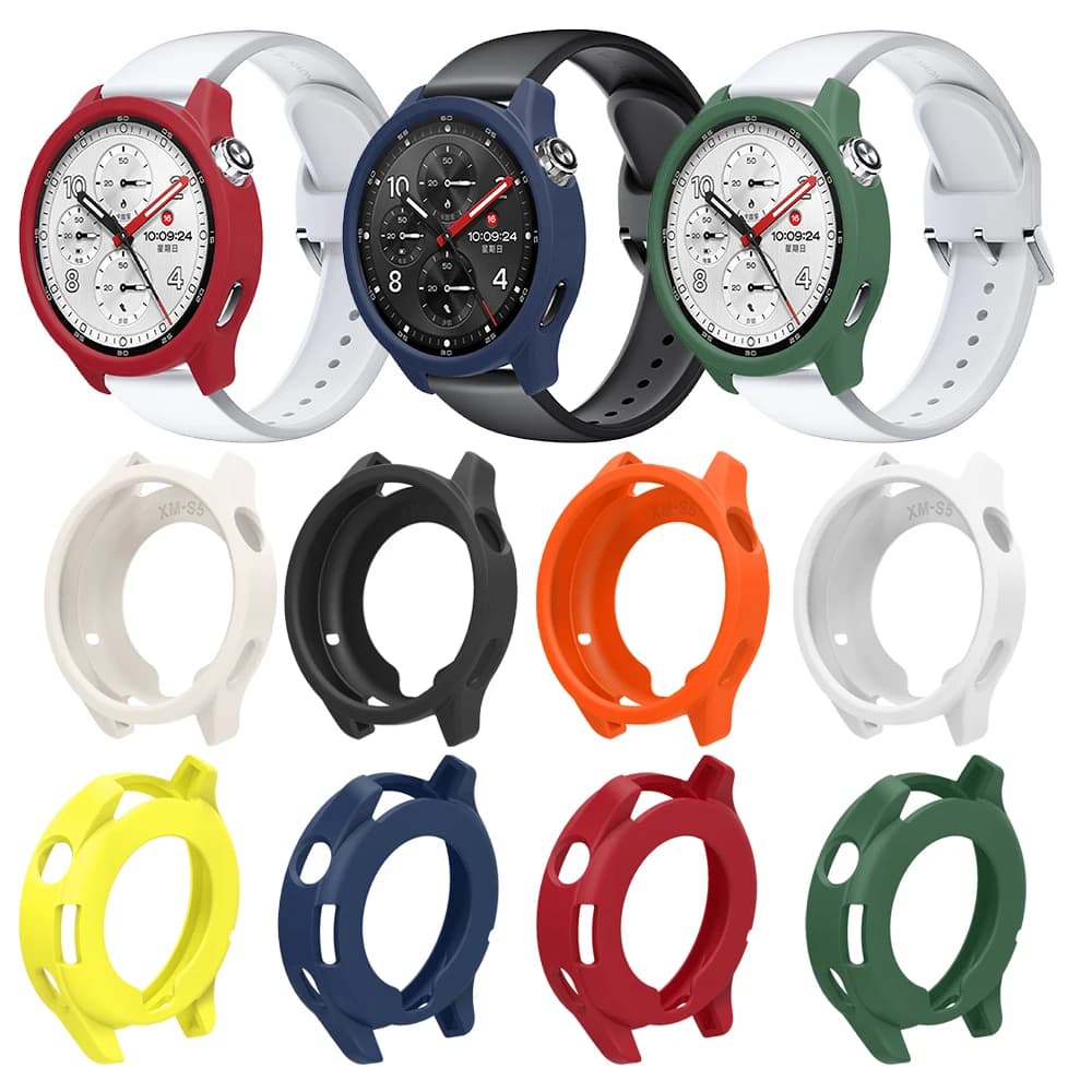 Custodia protettiva per Xiaomi Watch S5 Smartwatch, cover di ricambio in TPU per protezione dello smartwatch MI Watch S5, accessori per cinturino
