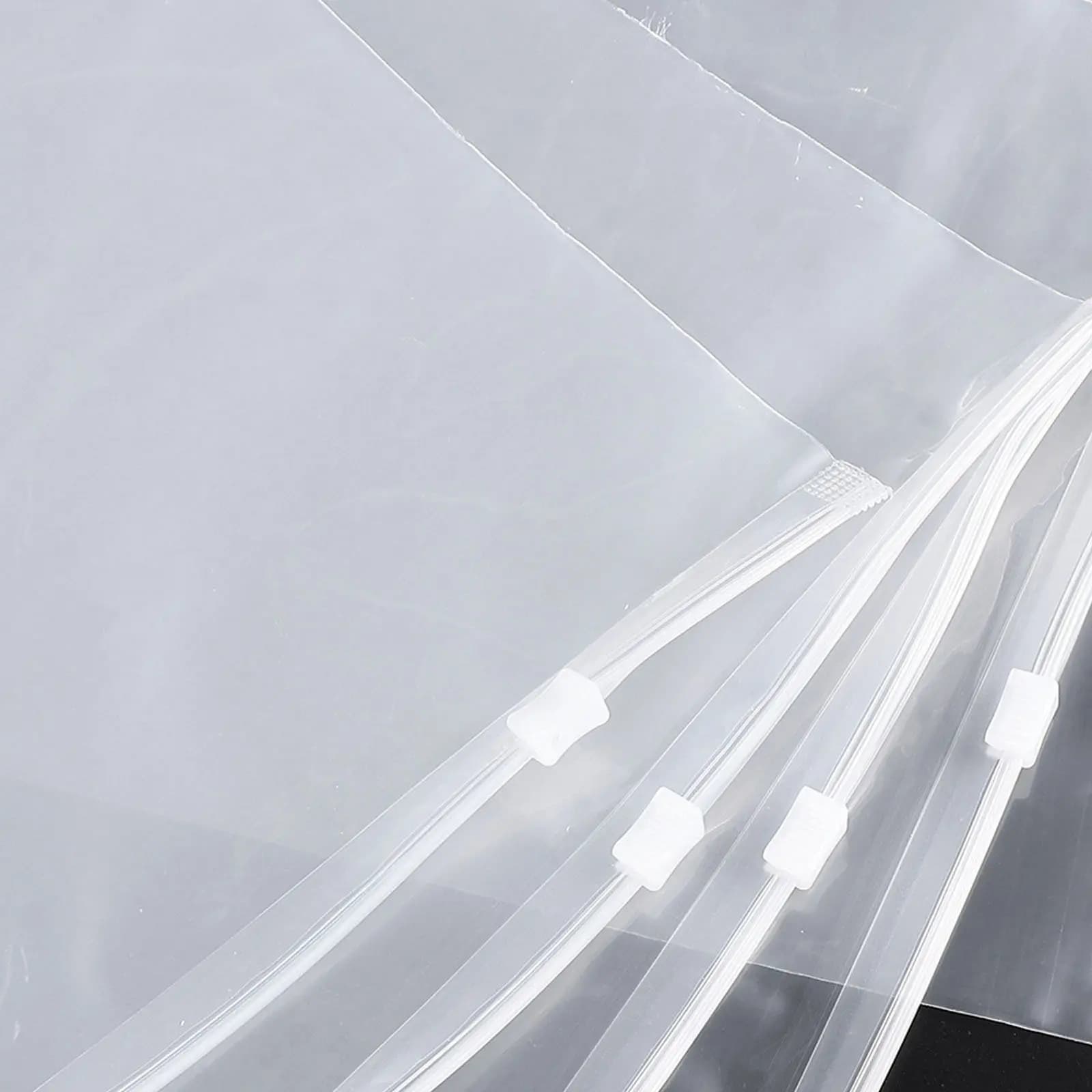 5 sacchetti antipolvere per scarpe, in plastica trasparente spessa, per la conservazione delle scarpe, sacchetto sigillante da viaggio, organizer per armadio