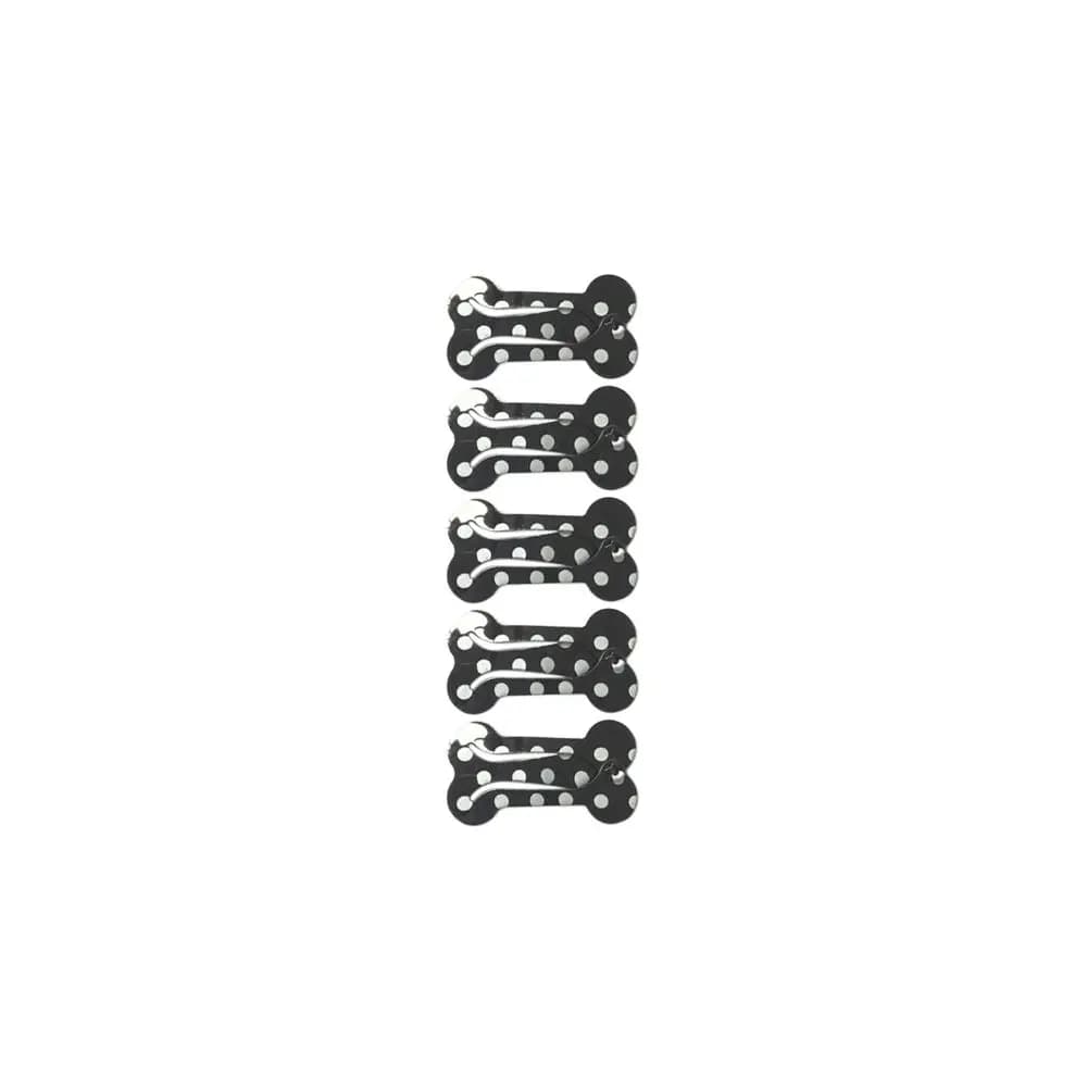 Lightweight 2.5cm for Small Dogs Dot Pattern Cute Bone Shape Dog Supplies Dog Hair Clip Puppy Grooming Accessories Pet Hairpin