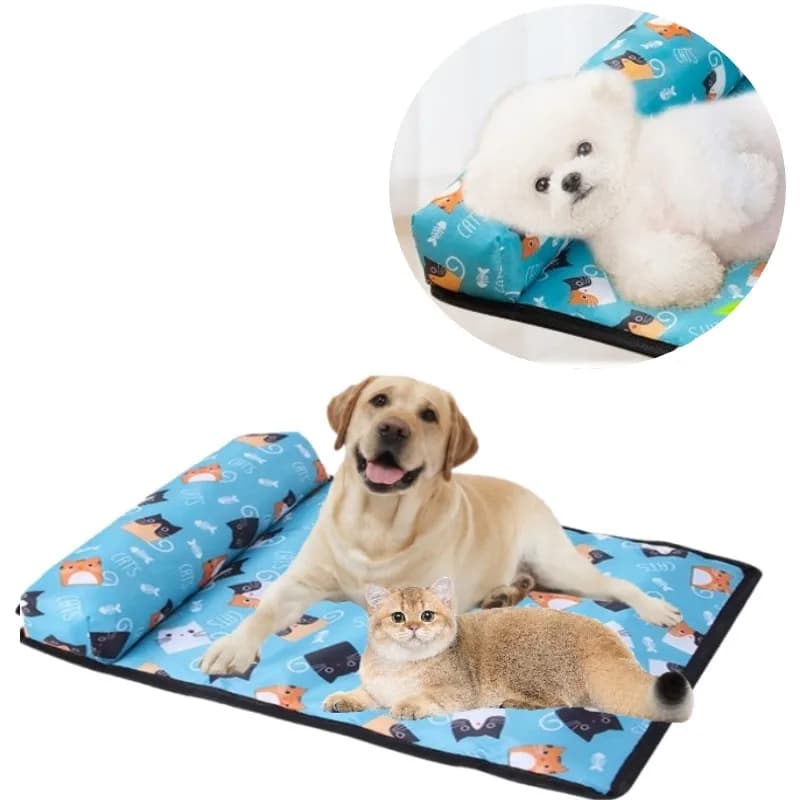Dog Bed Mat Soft Pet Sleeping Mat for Dogs Cats Pet Blanket Pet Accessories Home Washable Dog Sofa Sleeping Pet Bed
