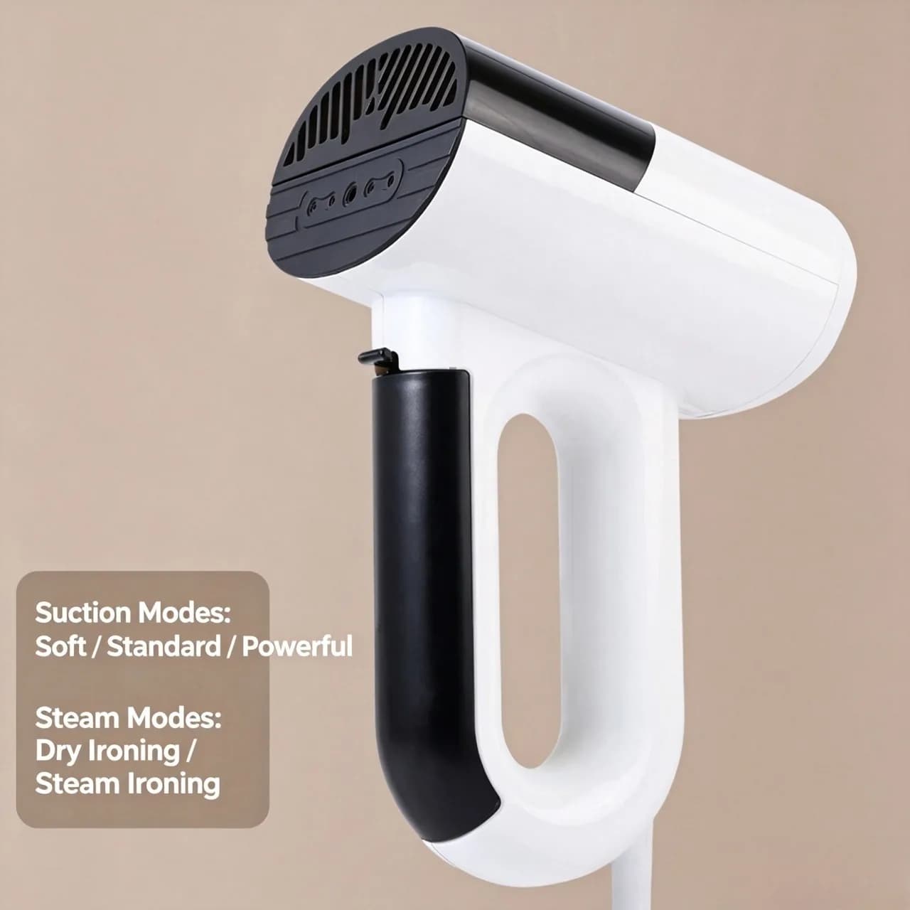 Handheld Garment Steamer Portable Steam Iron Vacuum Absorption Flat Ironing Clothes Household Wrinkle Remover Device