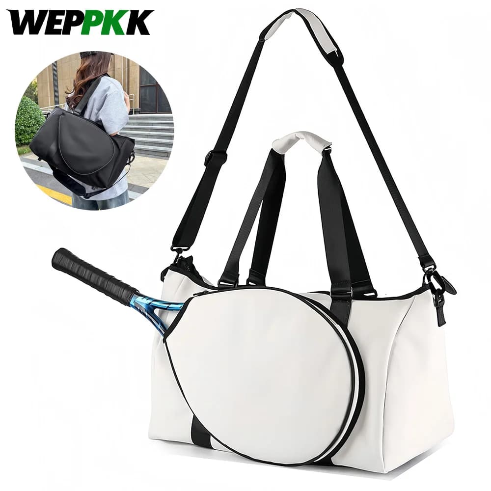 1 tennis bag with dry and wet pocket, tennis bag, tennis bag, tennis racket for women's tote bag from badminton pickleball