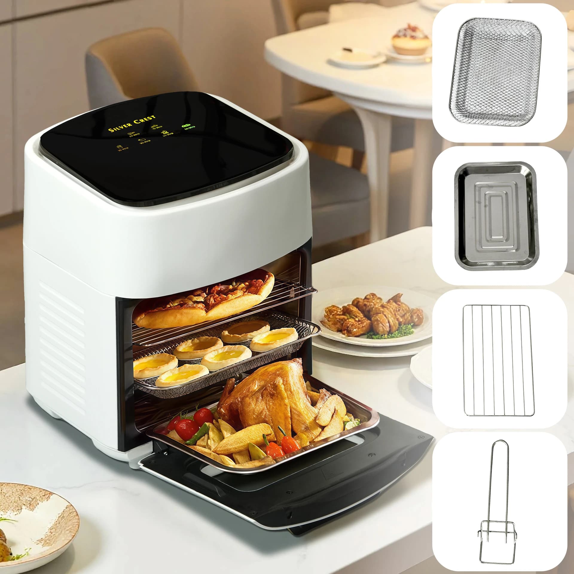 Large Capacity 15L Multifunctional air Fryer Oil Free air Fryer Intelligent Temperature Controlled air Fryer