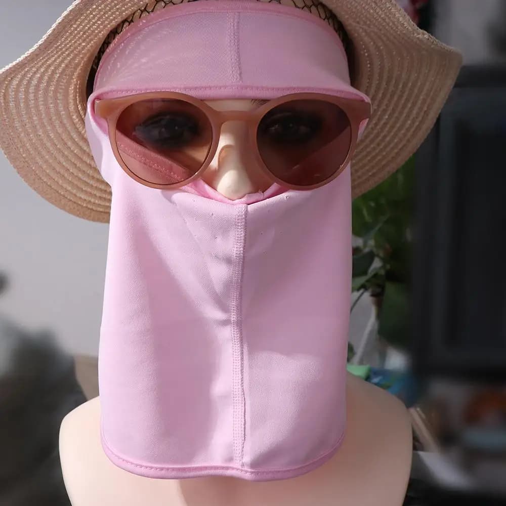 Maschera Protettiva per Viso e Collo, Protezione UV, Sciarpa Estiva in Seta Ghiacciata, Maschera Solare per Uomo e Donna, Ideale per la Pesca