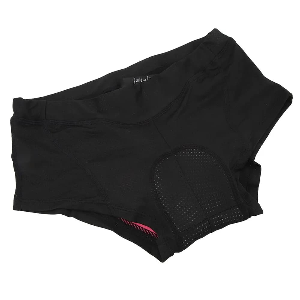 3D Padded Women Cycling Underwear Polyester, Silicone Breathable Women Cycling Shorts Shock Absorption Soft