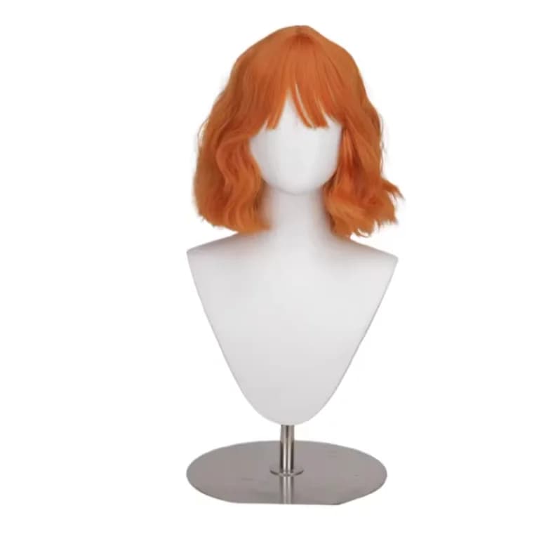 Nami Cosplay Wigs Nami Short Water Wavy BOB Lovely Orange Girls Dress Up Anime Show Party Synthetic Hairs