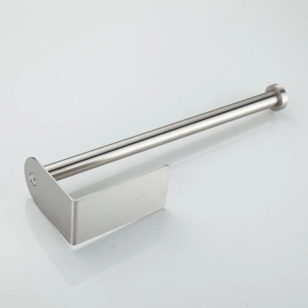 1 pezzo di porta carta igienica resistente in acciaio inossidabile, organizer per rotoli montato a parete, facile da pulire, antideformazione per l'hotel domestico