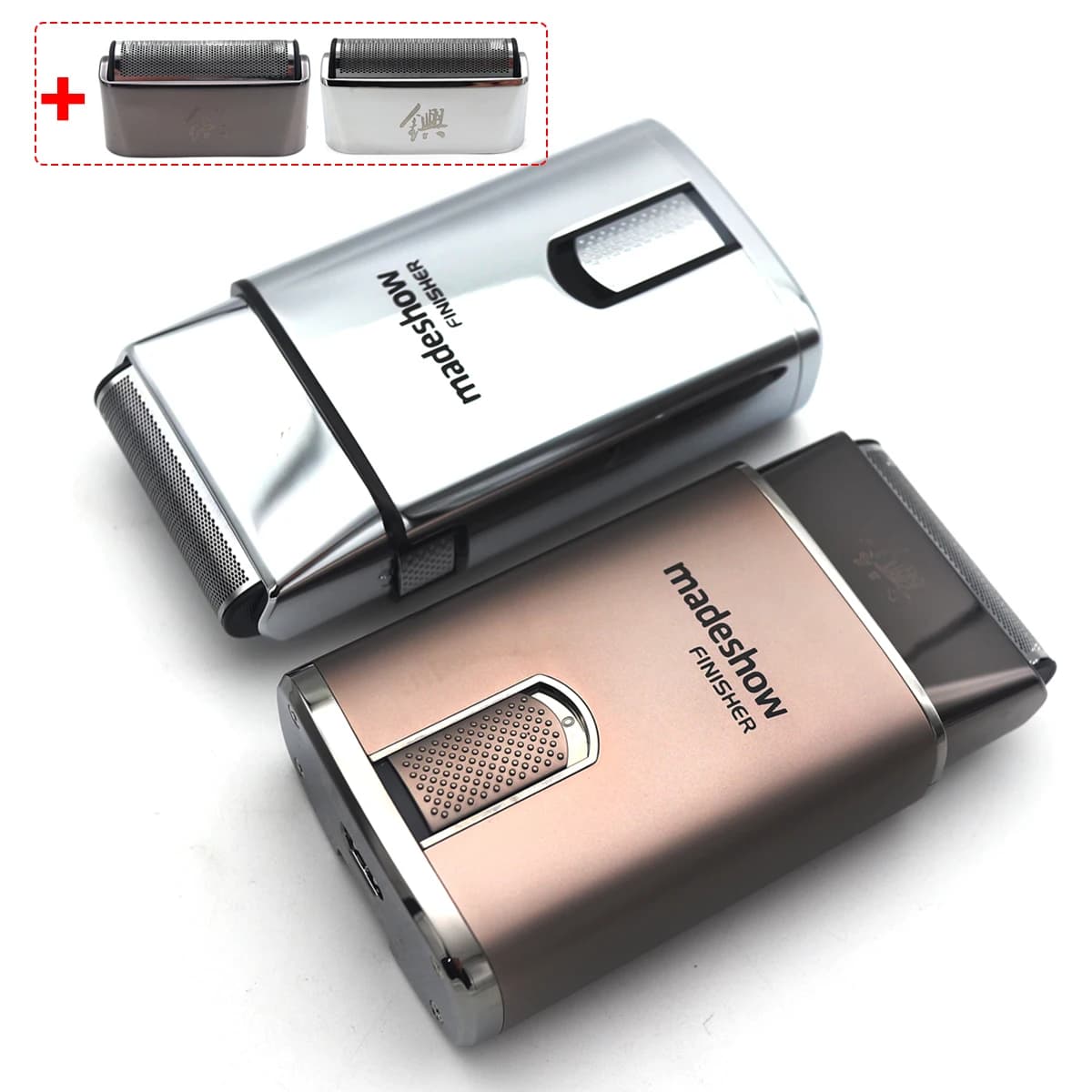 Madeshow M7 Shavers for Men,Professional Oil Head Reciprocating Hair Clippers Metal Body 0MM Cutter Electric Beard Trimmer